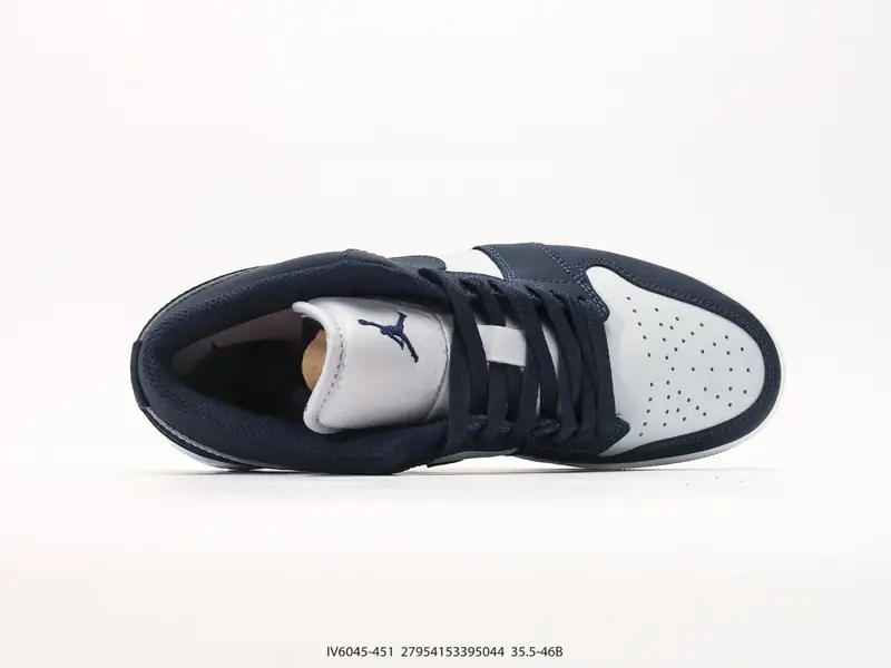 Air Jordan 1 Low AJ1 乔1灰蓝 低帮复古文化篮球鞋 # IV6045-451 #27954153395044
